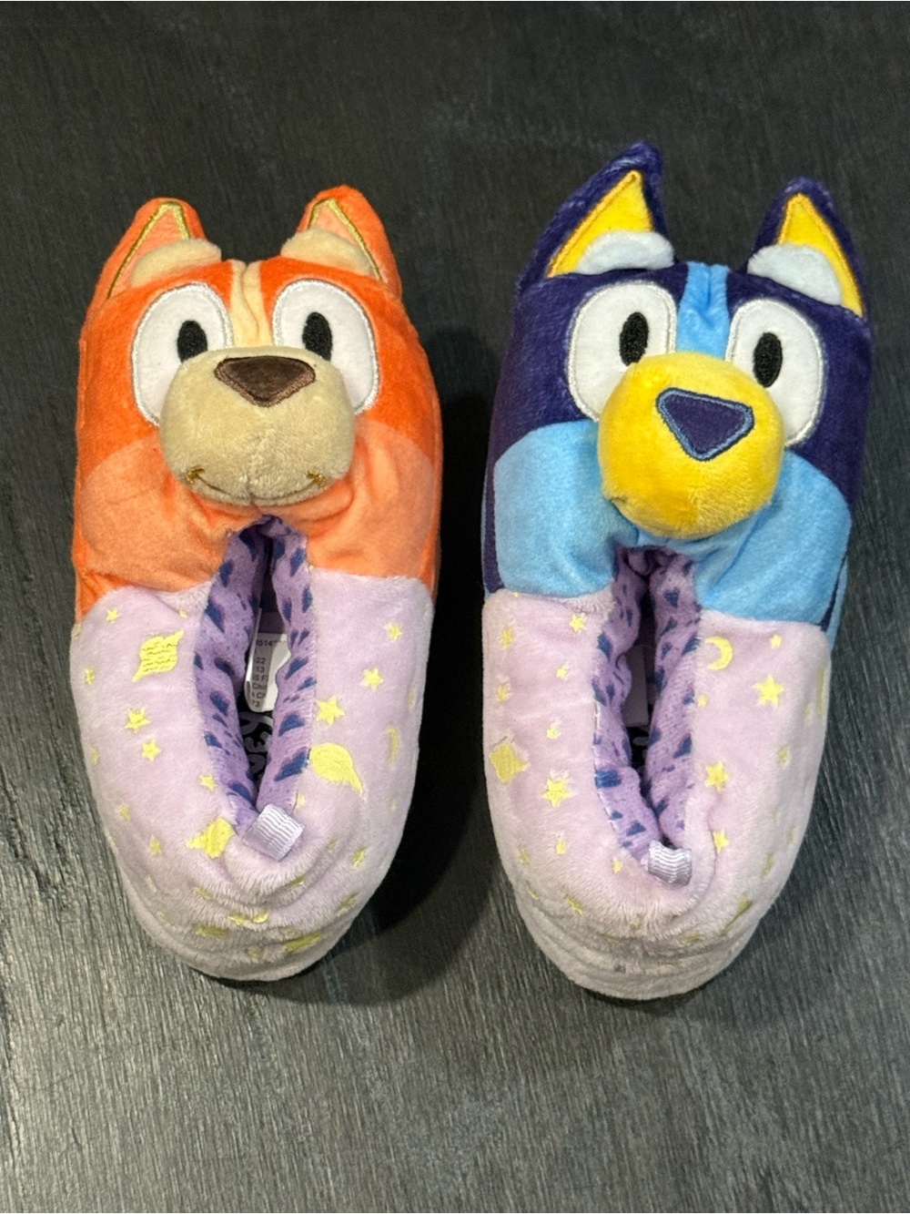 Bluey Toddler Girl Glow in The Dark Slipper Size 5/6